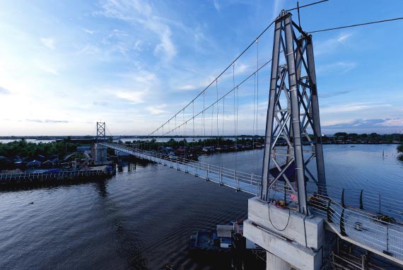 wasaka tomo engineering | fabrikator jembatan | kontraktor jembatan | jembatan rangka baja | jembatan panel bailey
