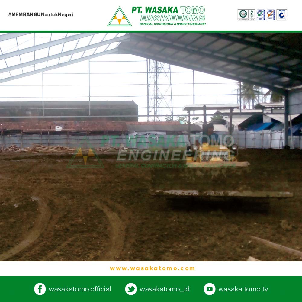 Bangunan Rangka Baja, Pasar Maos | Kontraktor Jembatan | Fabrikator Jembatan