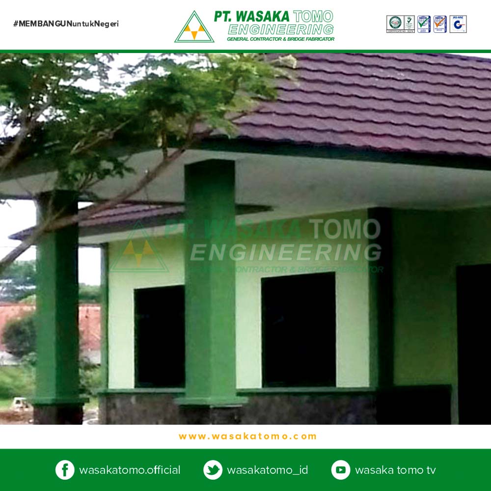 Bangunan Rangka Baja, Sekolah PAM VVIP, PUSDIKLATPASSUS | Kontraktor Jembatan | Fabrikator Jembatan