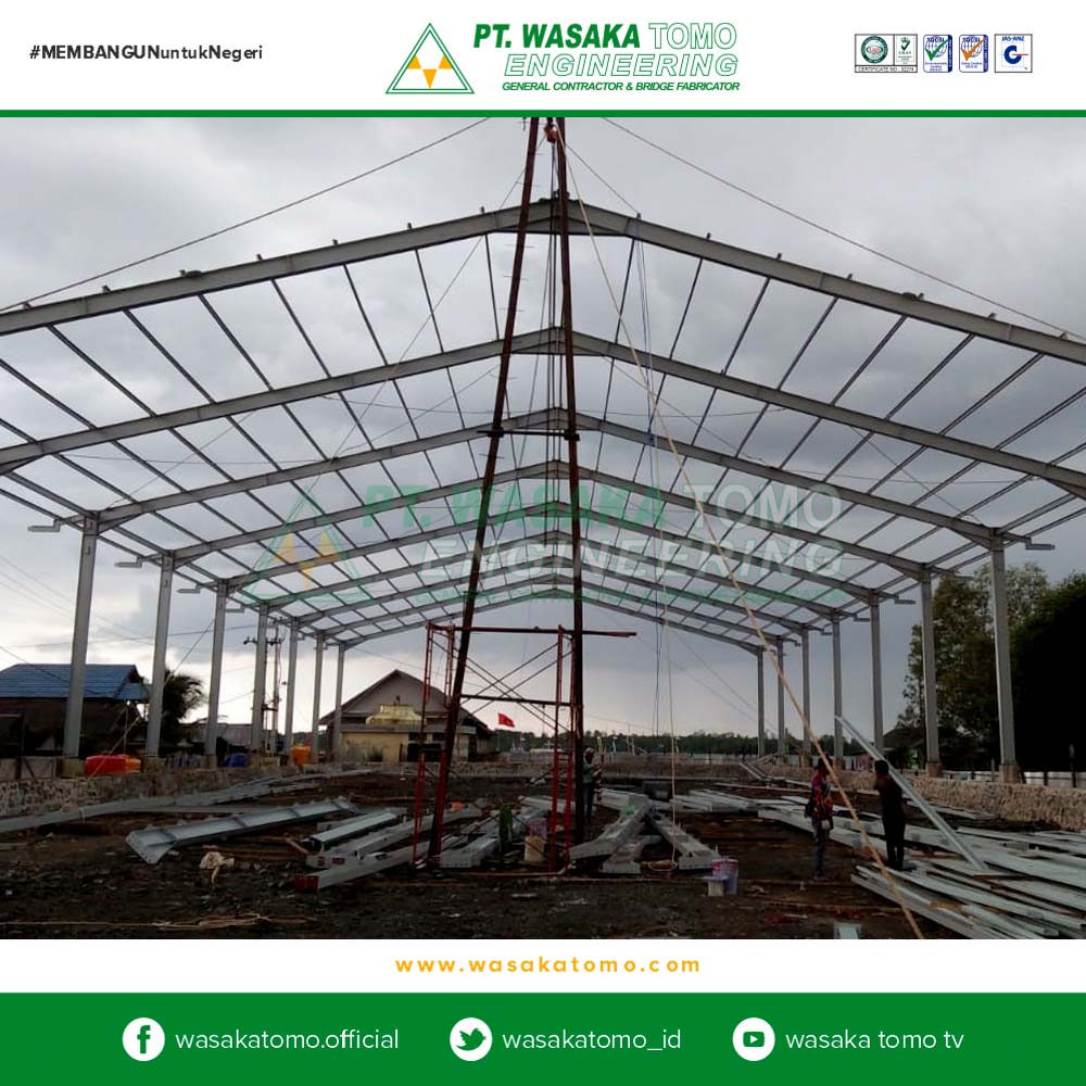 Bangunan Rangka Baja, Pabrik ES | Kontraktor Jembatan | Fabrikator Jembatan