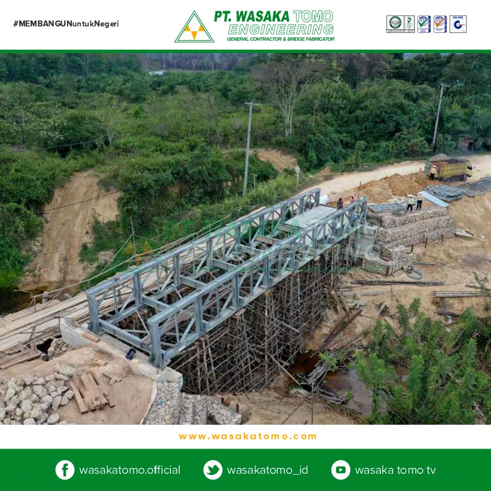 wasaka tomo engineering | fabrikator jembatan | kontraktor jembatan | jembatan rangka baja | jembatan panel bailey